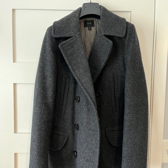 Dock Peacoat Wool Charcoal Extra Small - Picture 1 of 4